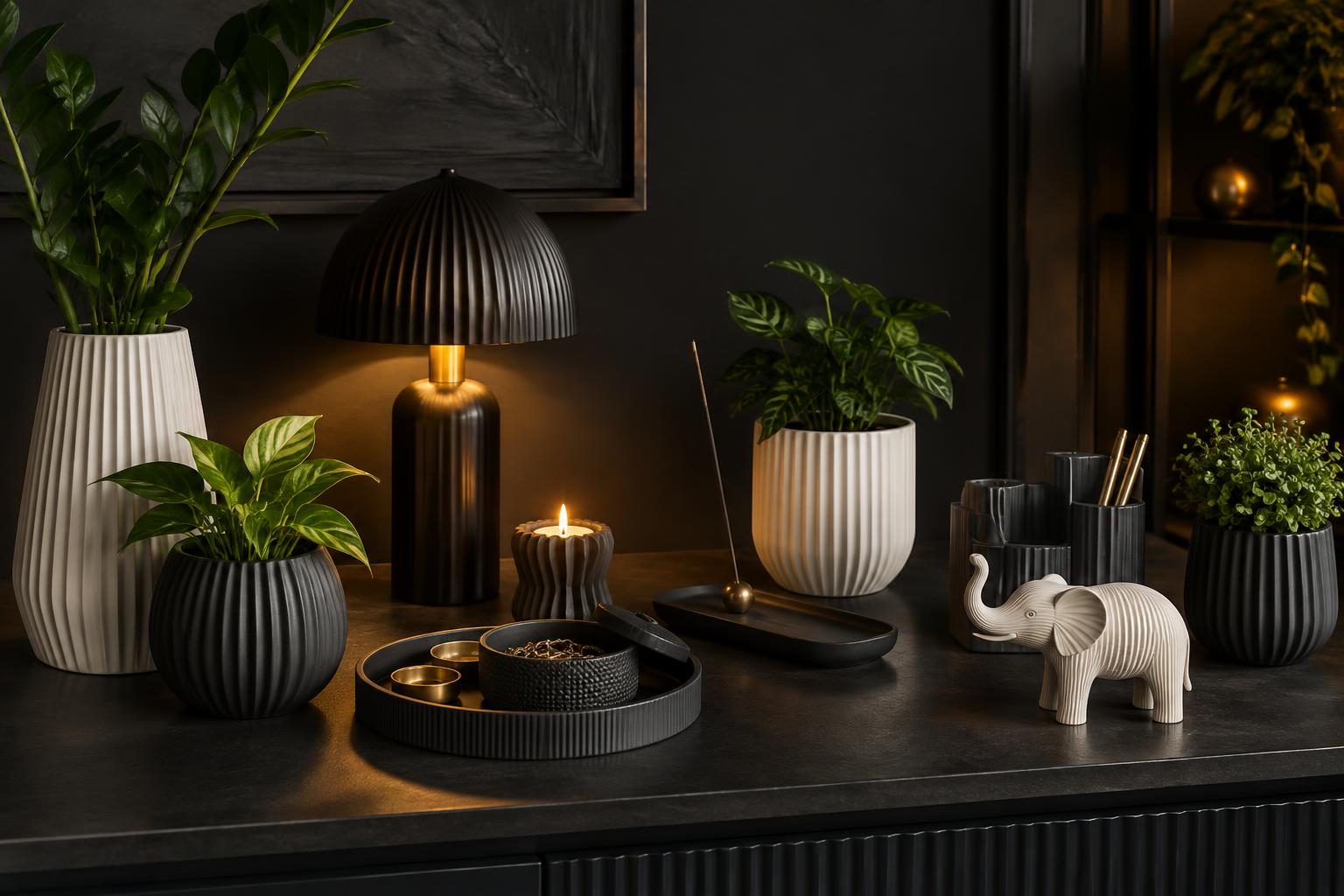 Vasos, luminárias, organizadores e peças decorativas em impressão 3D